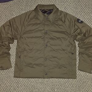 Canada Goose Men's Olive Green Puffer Coach Jacket